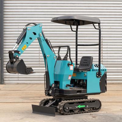 China Building Material Stores Price Cheap China Mini Excavator 1.0 Ton Crawler Mini Digger for sale