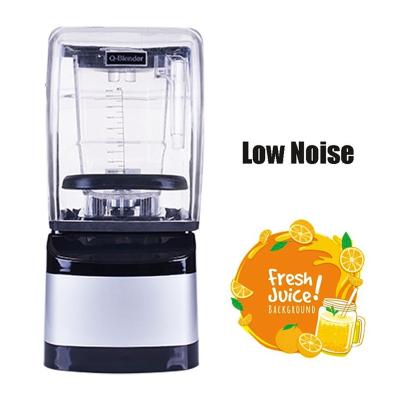 China Best New Multifunctional Silent Heavy Duty Soundproof Fruit Juicer High Power 1800W Commercial Blender With Cover for sale