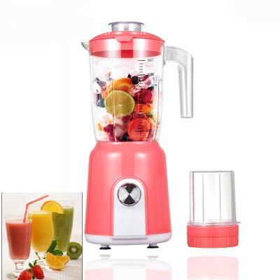 China Ice Crushing 2 IN 1 Table Juicer Food Blender High Speed ​​Hot Selling 1.5L Capacity Home Use Blender for sale