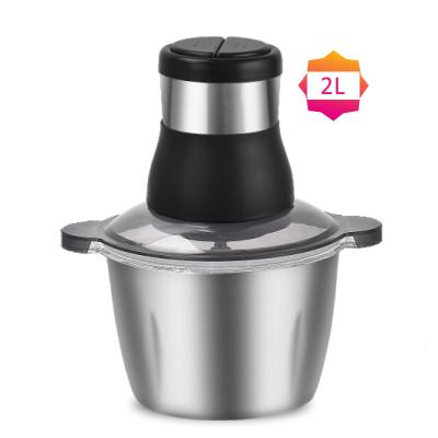 China Stainless Steel Food Multifunctional Multifunctional Electric Food Processor Chopper Household 300W Small Grinder for sale