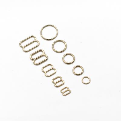 China Underwear Rust Heavy Duty Lingerie EU Standard Standard Metal Ring Bra Buckles for sale