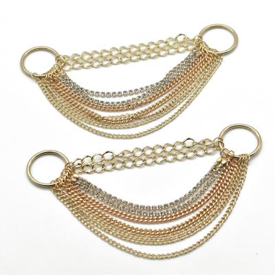 China New Eco-friendly Multiple Color Jewelry Crystal Rhinestone Bikini Connector For Swimwear Bikini Suit for sale