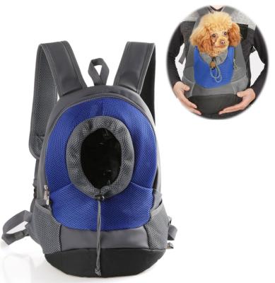 China Breathable Puppy Front Pack With Breathable Direct Design Outdoor Travel Small Dog Cat Backpack Carrier for sale