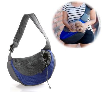 China Mesh Travel Safe Hands Free Breathable Sling Bag Small Pet Carrier For Dogs Cats for sale