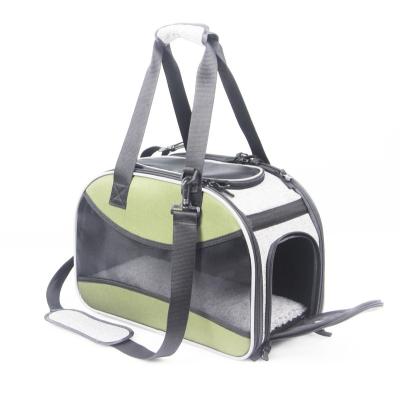 China Airline Pet Carrier Best Breathable Pet Cages Carriers And Houses Small Animals Solid Size For Cats Dogs Guinea Pigs Birds Chickens Windproof for sale