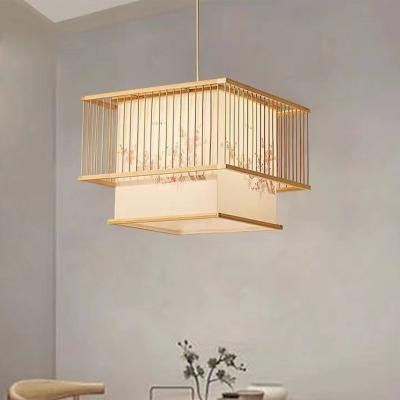 China Chinese style bamboo chandelier Japanese style Southeast Asian style modern bamboo tatami chandelier for sale