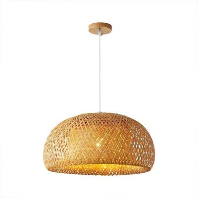 China New Japanese style modern bamboo simple creative pastoral art chandelier Chinese style chandelier for sale