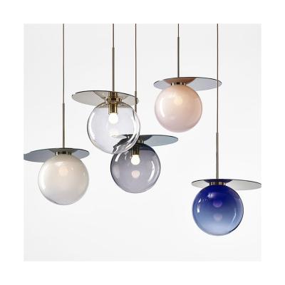 China Postmodern Crystal Led Ball Pendant Lamp MD3320 Glass Hanging Lamp for sale