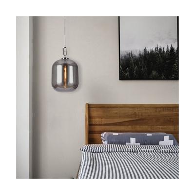 China Modern Tube Ring Chandelier Glass Ball Pendant Lamp for sale