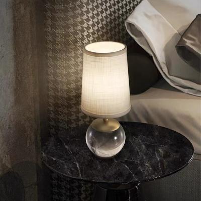 China Modern postmodern light exaggerated decoration simple crystal table lamp for sale