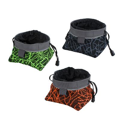 China New Design Viable Custom Foldable Pet Feeding Bowl Collapsible Travel Dog Bowl for sale