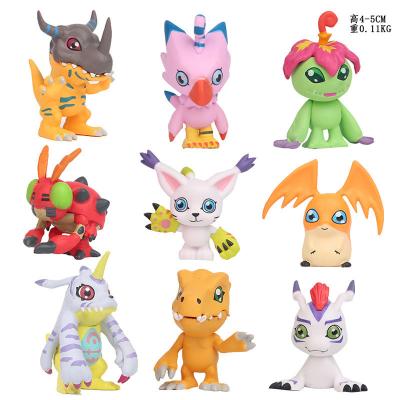 China 9pcs/set Japan Animal Digital Monster Digimon Model Toys Hands Action Number Collection Wholesale for sale