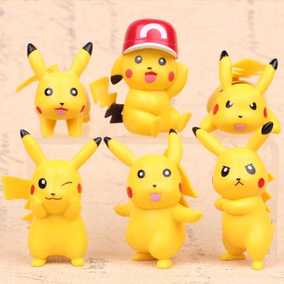 China Cute Sleeping Pokemoned Animal Action Number Figures Toys Action Numbers PVC Model Anime Figures Model Dolls Harden Decorations Toy For Kids for sale