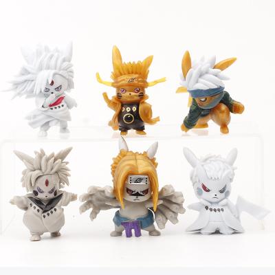 China pokemoned animal action number figures cosplay toys dress up cosplay naruto-s action numbers PVC model Anime Model Dolls toy for kids for sale