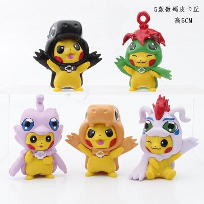 China Anime Action Figures Dolls Toy For Children's Action Number Cosplay pokemoned pvc model Monster Action Figures Cosplay Digital Monster Action Figures Toys for sale