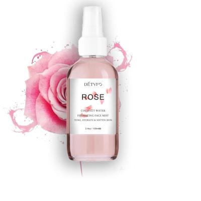 China Toner Toner Types All Rose Water Face Moisturizing Spray Skin Toner Removes Impurities Outdoor Private Label Face Toner OEM for sale