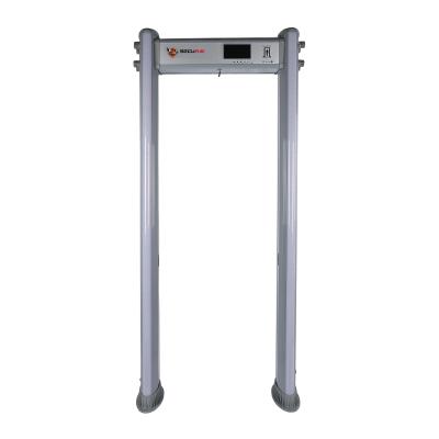 China 33 Zones Elliptic Multi - Zones Walk Through Metal Detector IP65 Weatherproof for sale