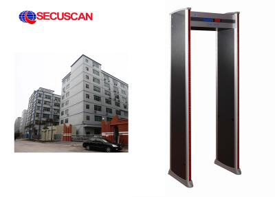 China Body Scanner Walk Through Metal Detector Door With 6 Zones Detection for school, supermarket for sale