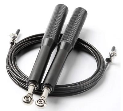 China Hot-selling high quality aluminum alloy steel jump rope for gym exercise with aluminum handle for sale