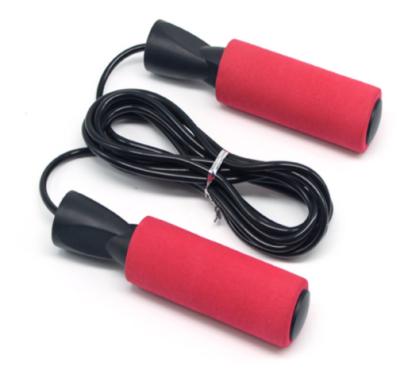 China Quick Speed ​​Soft Beaded Quick Clip Plastic Grips For Jump Rope Jumping Quick Release for sale