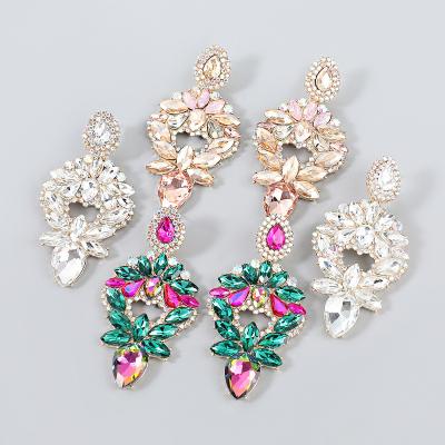 China CLASSIC Women Jewelry Accessories Shape Butterfly Rhinestone Acrylic Earrings for sale