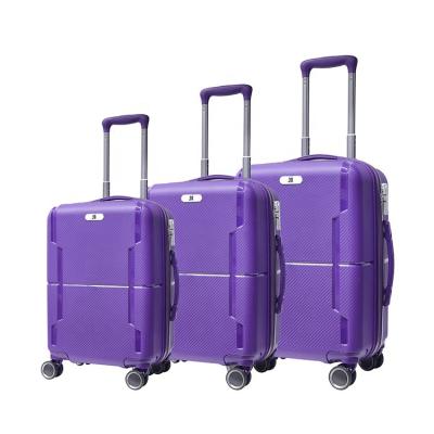 China Hot Sale Trolley Cases PP Zipper Trolley Cabin Size Suitcases Travel Bags for sale