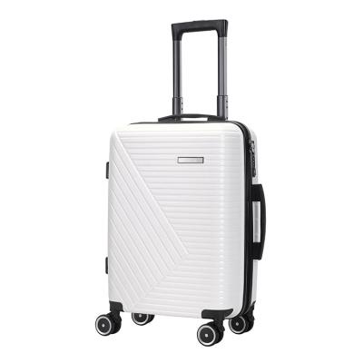 China New Popular Suitcase 4 Wheels 20 inches 24 inches 28 inches Three Pcs Sets PP Trolley Luggages for sale