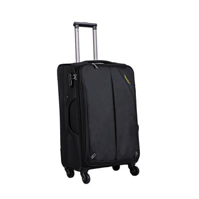 China fabric zipper luggage trolley waterproof travel luggage for sale