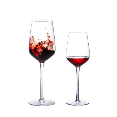 China Modern Italian Style Tall 19 Ounce Stem Wine Glass Tall Wine Glass Set For White And Red Wine for sale