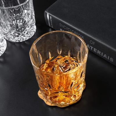 China Durable 10 Ounce Rocker Old Fashioned Barware Whiskey Liquor Glasses And Cocktail Drinks With Luxury Box for sale