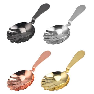 China Viable Custom Bar Tool Stainless Steel Julep Strainer Cocktail Strainer Bars Set for sale