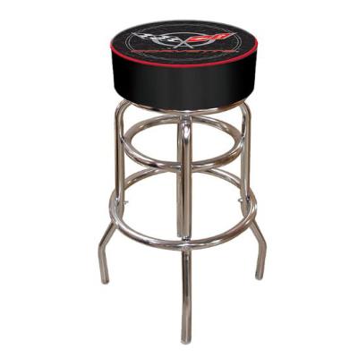 China Wholesales Specail Modern Gift Chevrolet Corvette Padded Swivel Bar Stool for sale