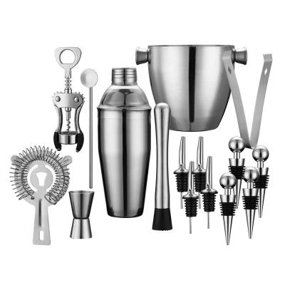 China New Products 25 Ounce Disposable Shaker Stainless Steel Cocktail Kit for sale