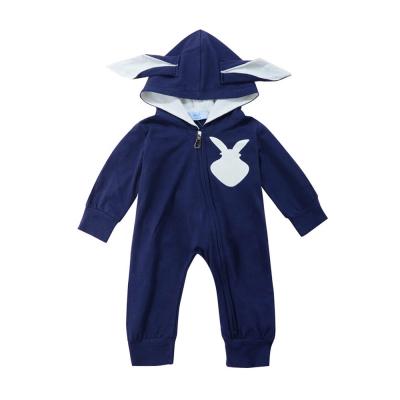 China Easter Baby Rompers Wholesale Fashionable Bunny Tail Decoration Baby Suit Easter Baby Romper Newborn Kids Jumpsuit for sale