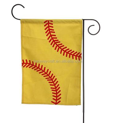 China Wholesale Custom Decorative Flags Cotton Baseball Football Soccer Basketball Garden Flag for sale