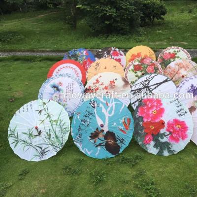 China New Arrival Decorative Outdoor Wedding Umbrella Silk Umbrella for sale