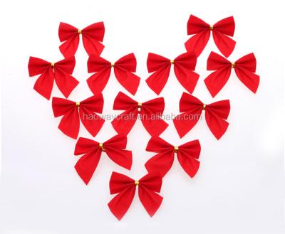 China Hot Selling Christmas Bowknot Wholesale PVC Christmas Bowknot Tree Decoration for sale