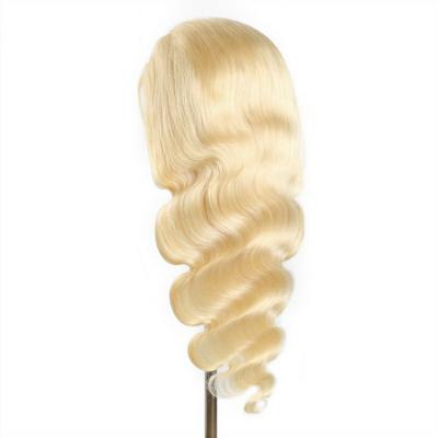 China Russian Body Wave 100%Unprocessed Cuticle Aligned Virgin Hair, 613 Blonde Body Wave Lace Front Wig Wholesale Vendors for sale