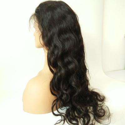 China Wholesale Unprocessed Body Wave Factory Price Body Wave Cuticle Aligned Virgin Indian Human Hair Lace Front Wig Seller From India for sale