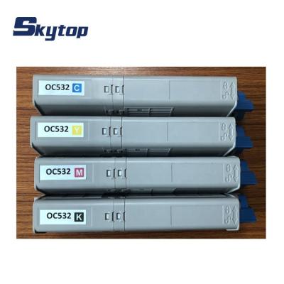 China Re-manufactured compatible toner cartridge 46490404 46490401 46490402 46490403 for OKI C532 C532DN C542DN C542 MC563 MC573 printers for sale