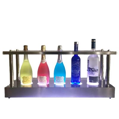 China Retail Stores Or Exhibiton Led 5 Bottle Carrier Refillable Presenter Wine Pourer With Bar Nightclub for sale