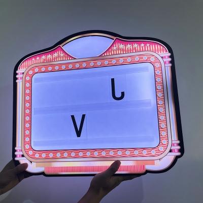 China Wholesale Customized Eco-friendly Serving Tray Bottle VIP Service Bottle Presenter VIP Service Letter Board Sign for sale