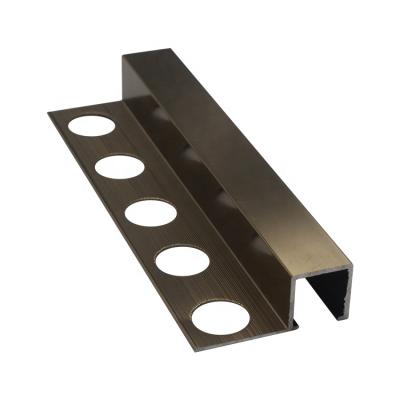 China Modern Profile Outside Corner Aluminum Tile Trim for sale