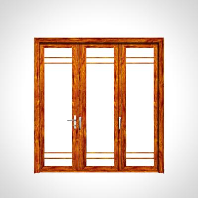 China Large Entry View Bi Folding Modern Aluminum Frame Door Folding And Sliding Door for sale