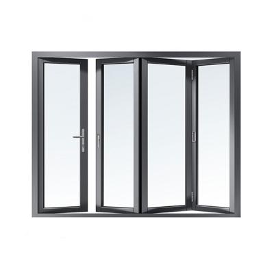 China Modern Made In China Aluminum Alloy 6063 Bi-Fold Doors Aluminum Glass Doors for sale