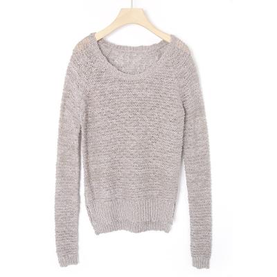 China Anti-wrinkle ladies spring 2021 autumn clothing full O-neck raglan sleeve women sweater for sale