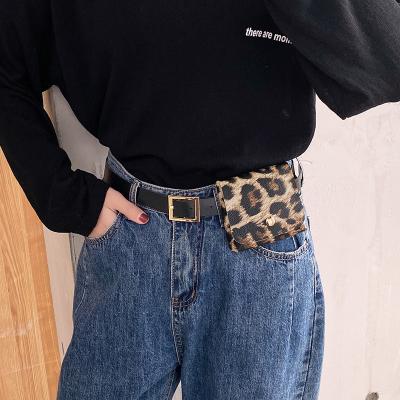 China 2022 New Fashion Trend Water Proof Mini Zebra Leopard Print Women'S Waist Bags Coin Purse Ladies Belt Soft Waist Envelope Small S Waist Bags for sale