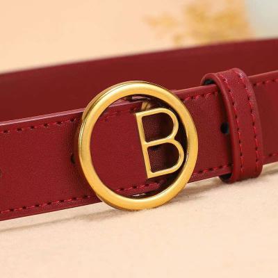 China Luxury Black Genuine Leather Designer Famous Branded Belts Women Business Fashion Adjustable Casual Belt New Arrival Dressing Accessories for sale