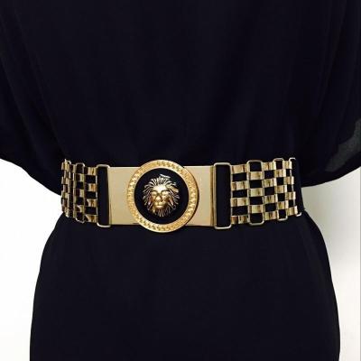 China Famous Branded Designer Arrived Ladies Belts 5cm Woman 7cm Elastic Oversized Belts Clothing Accessories New For Dress for sale