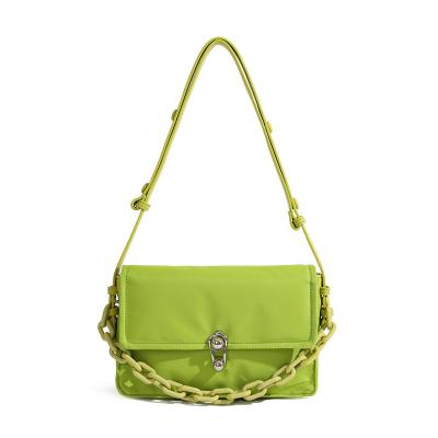 China 2022 Durable Women Nylon Crossbody Bags Designer PORTABLE Tote Underarm Bags Chain Women Shoulder Sling Bags For Ladies for sale